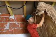 North Landing tapered roof insulation